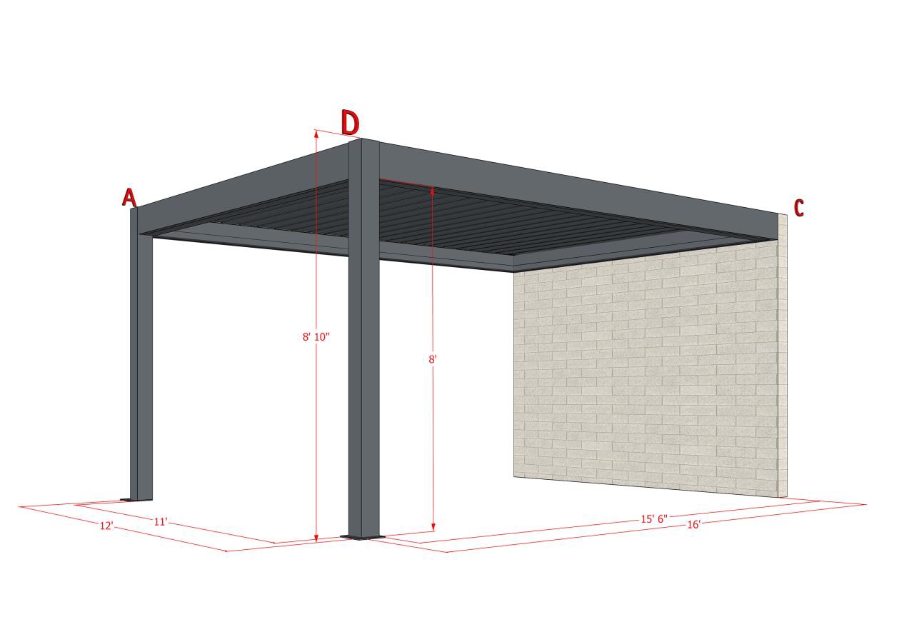 Teza Pergola Drawing