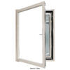 Right Hand Inswing Open 1 White
