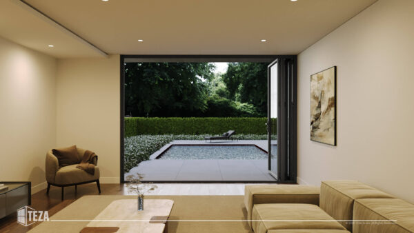 TEZA 85 Series Aluminum Bifold Door