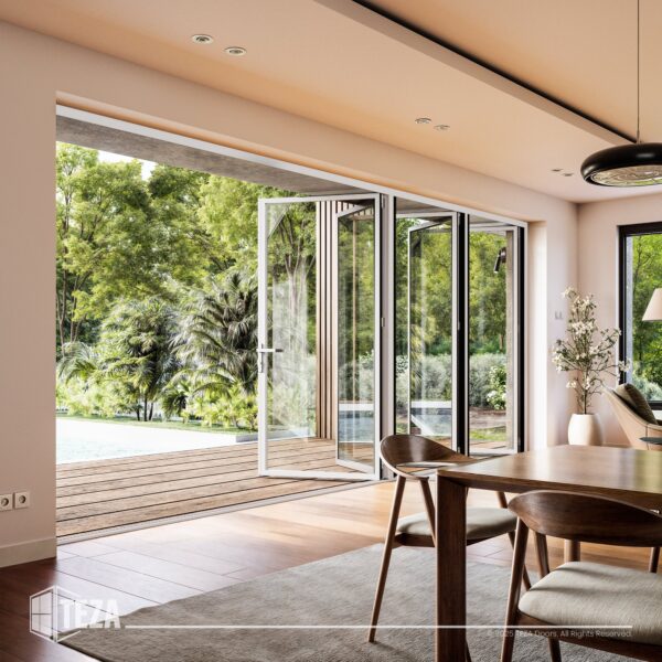 TEZA 85 Series Aluminum Bifold Door