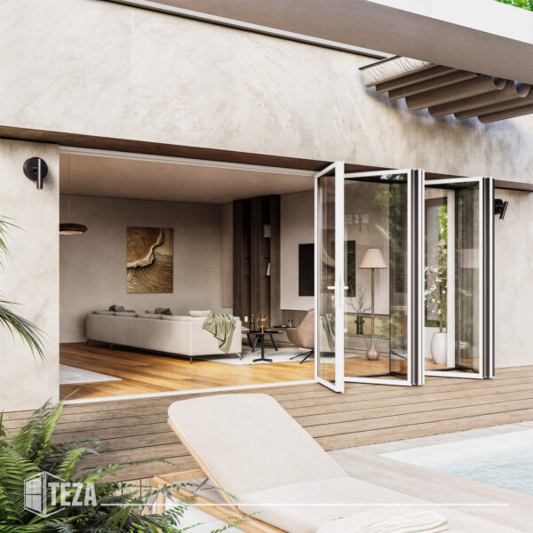 TEZA 85 Series Aluminum Bifold Door