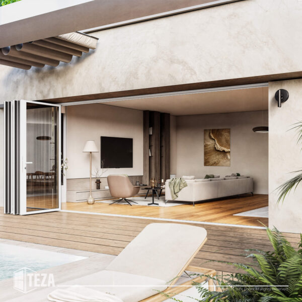 TEZA 85 Series Aluminum Bifold Door
