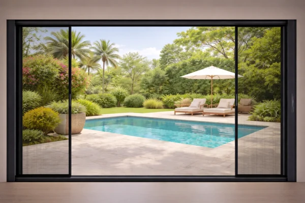 Retractable Screen - Open