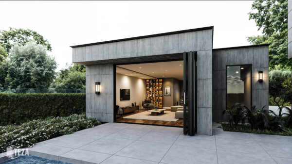 TEZA 85 Series Aluminum Bifold Door