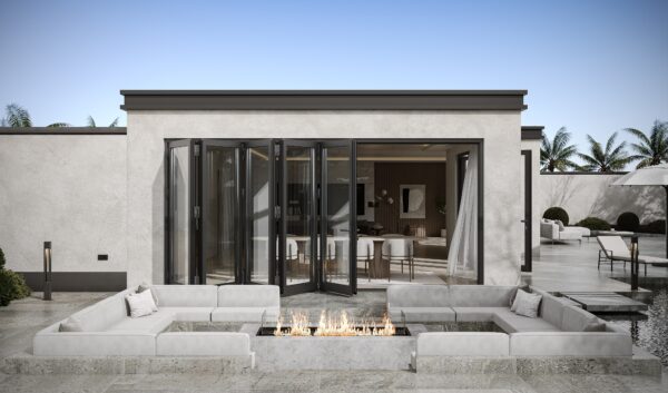 TEZA 95 Series Aluminum Bifold Door