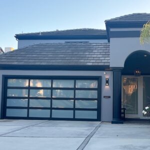 TEZA Aluminum Garage Door| 12 Lites Frosted Glass