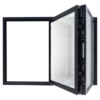 (60 x 36) 65 BI-FOLD WINDOWS - 2R - BLACK WITHOUT SCREEN