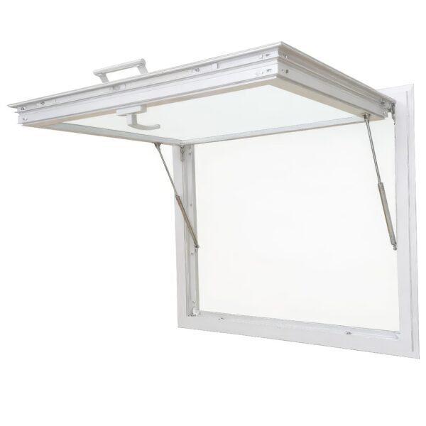 Teza 65 Series Hydraulic Windows - White Open