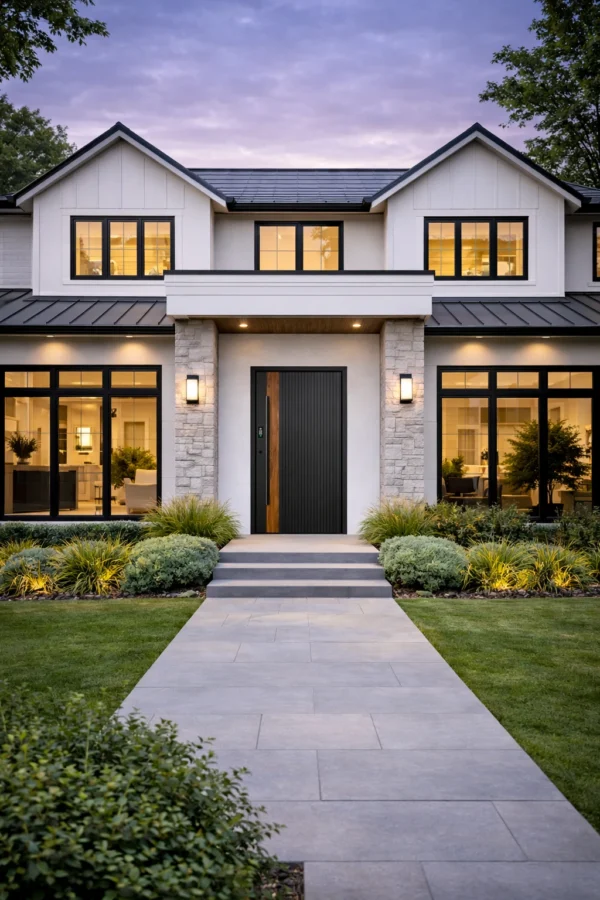 Teza HD Series Entry Door on house