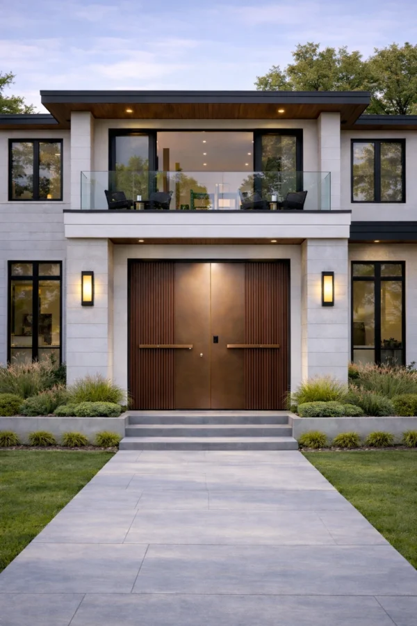 Teza HS Series Entrance Door on house