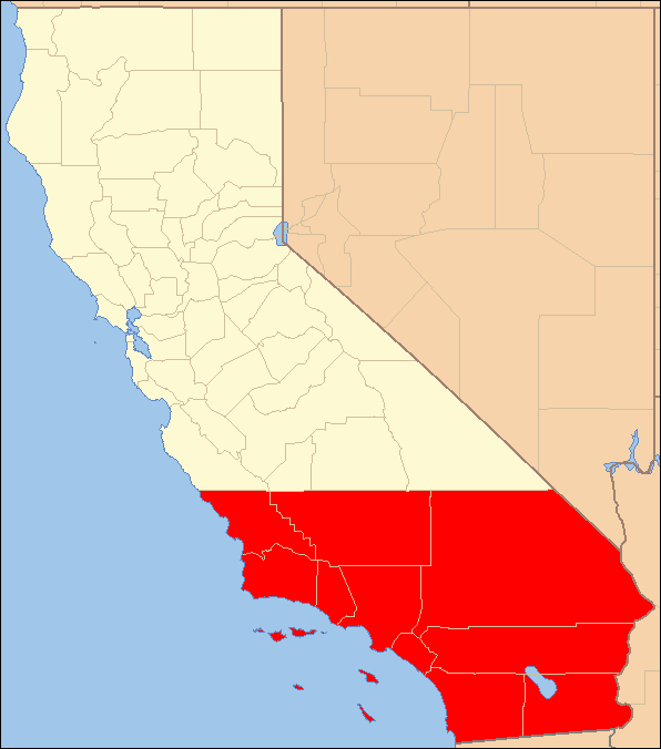 Southern California Map
