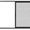 156 Series Sliding Door - Screen Open Right - Black