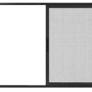156 Series Sliding Door - Screen Open Right - Black