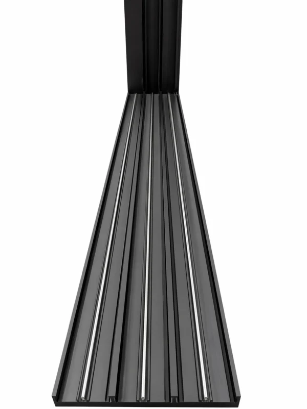 156 Series Sliding Door - Track - Black