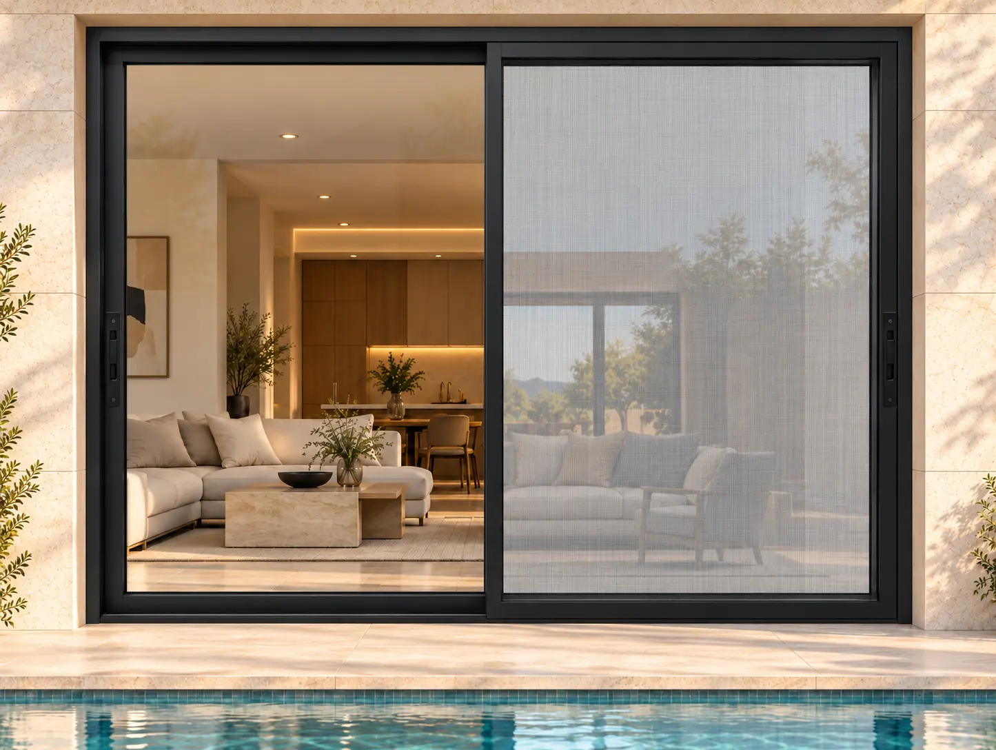 Teza 156 Series Aluminum Sliding Patio Door - Image 2