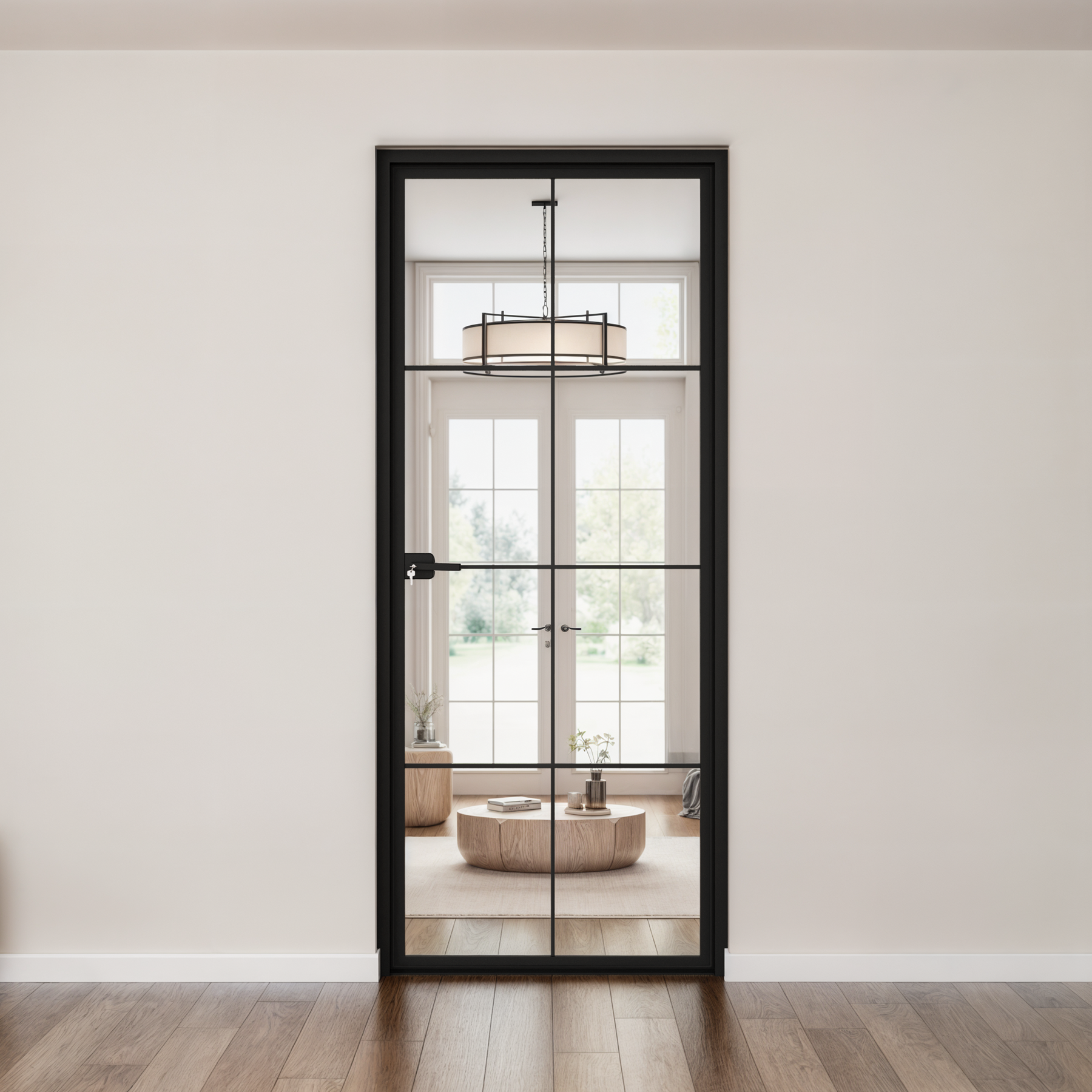 TEZA 28 Series Interior French Door With Grills - Image 3