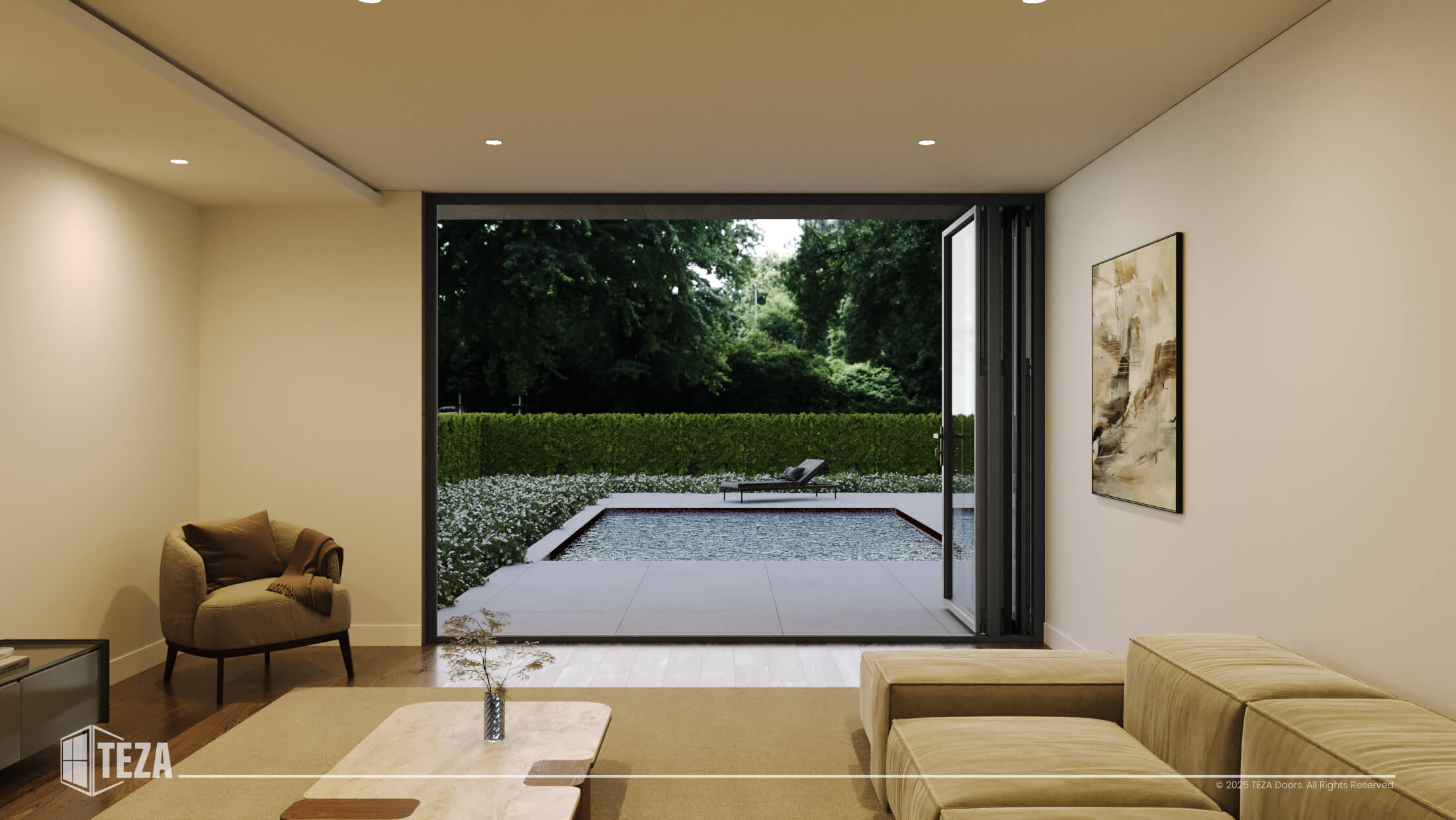 Teza HR Series - Hurricane Rated Bi-Fold Door with PVB Laminate Glass - Image 8