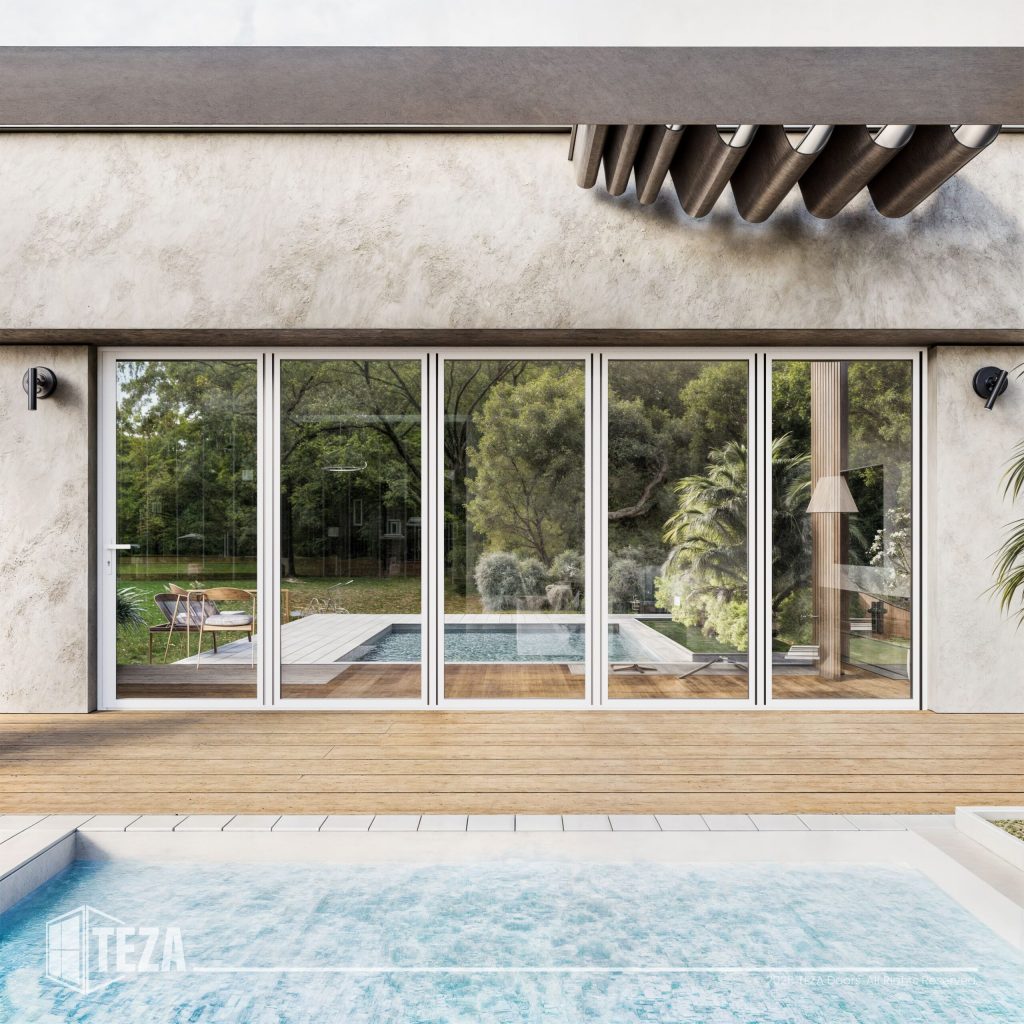 Teza HR Series - Hurricane Rated Bi-Fold Door with PVB Laminate Glass
