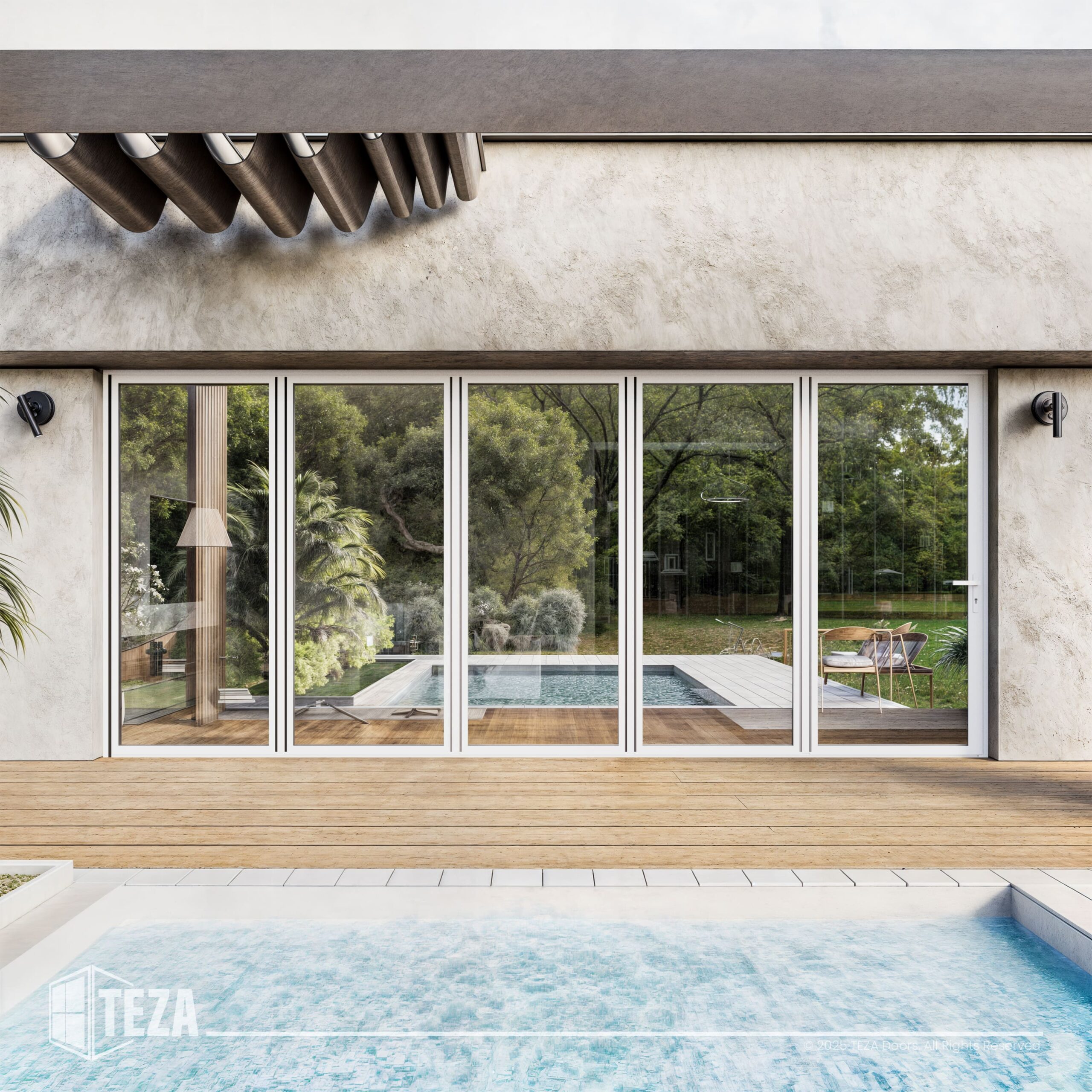 Teza HR Series - Hurricane Rated Bi-Fold Door with PVB Laminate Glass - Image 31