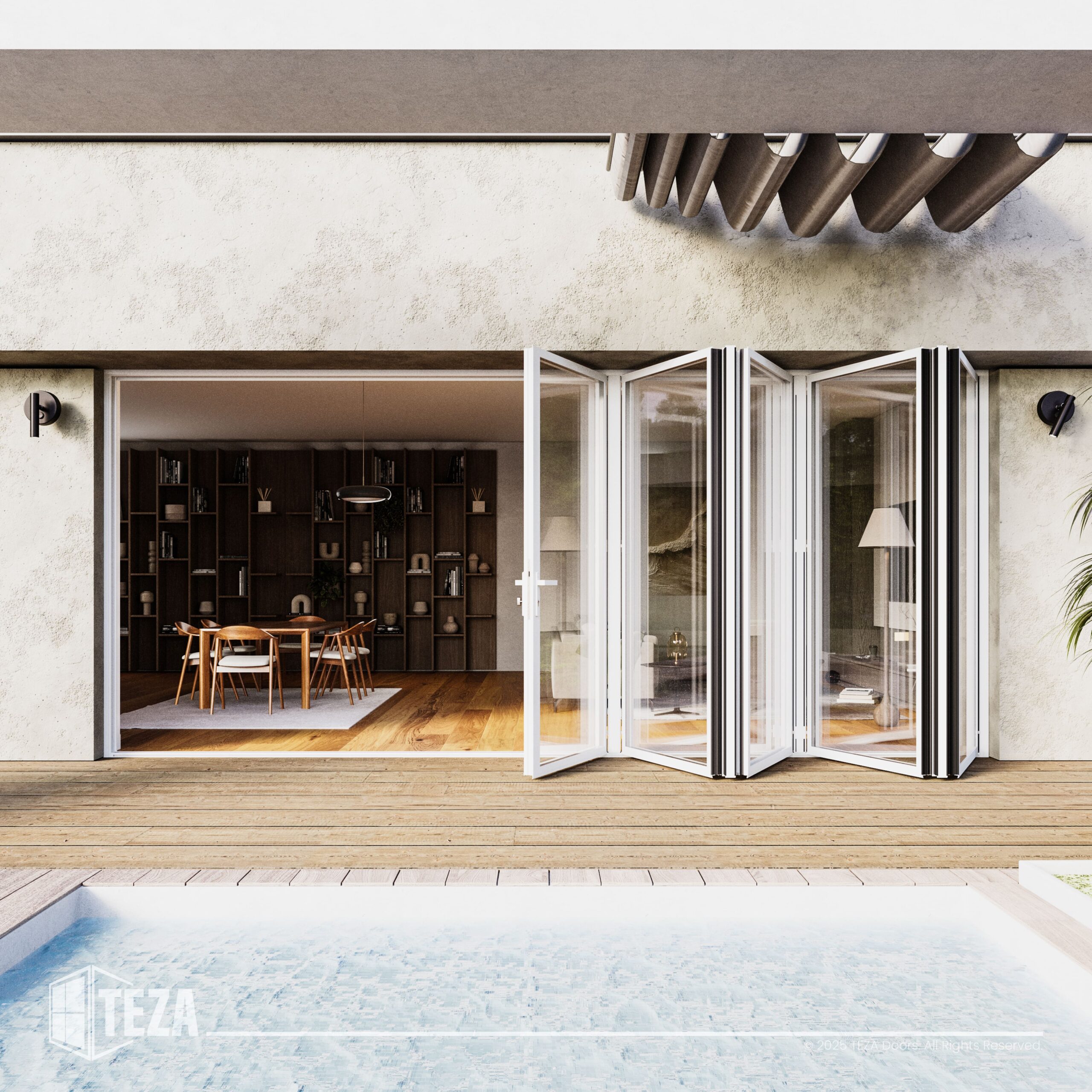 Teza HR Series - Hurricane Rated Bi-Fold Door with PVB Laminate Glass - Image 32