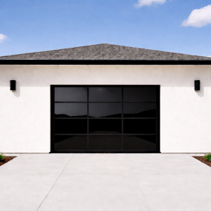 Teza - Framed Glass Garage Door - Image 2