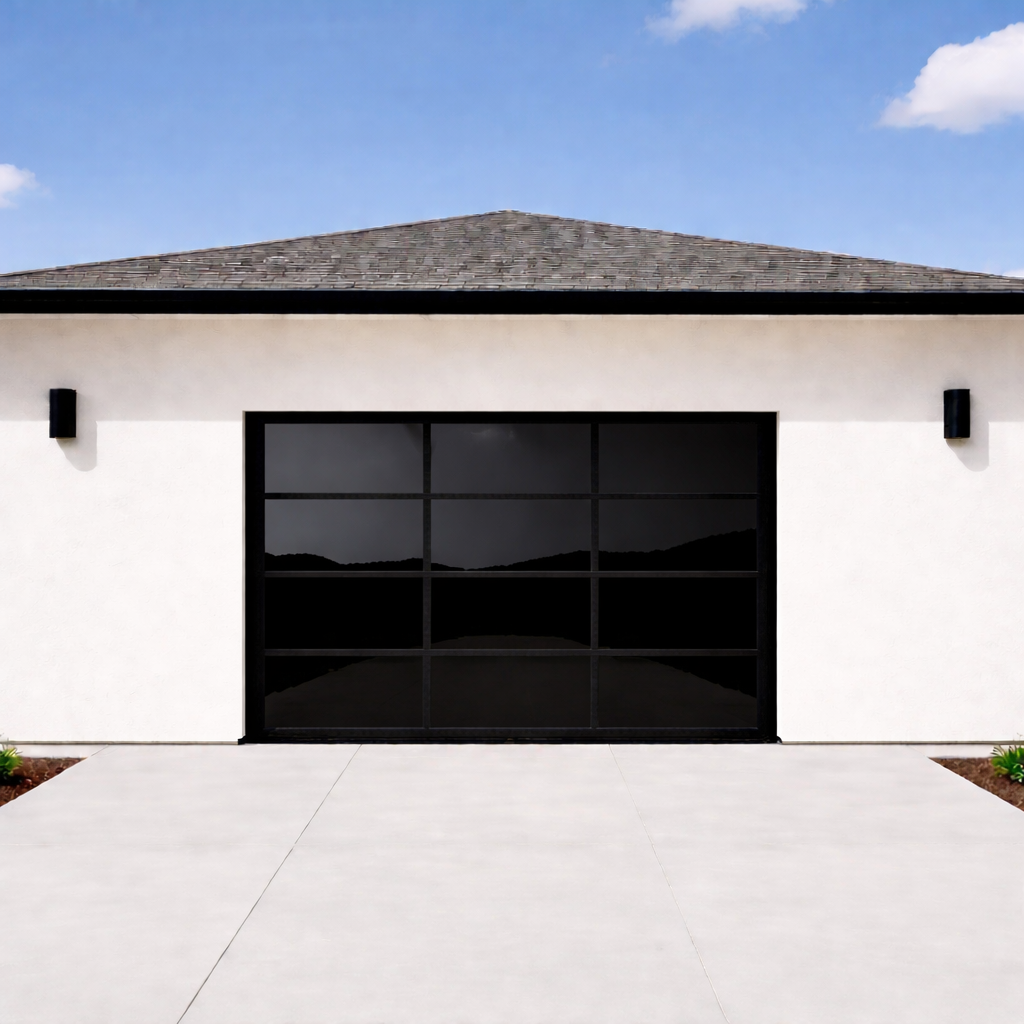 Teza - Framed Glass Garage Door