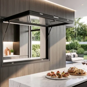 TEZA 65 Series Aluminum Hydraulic Window With Bottom Frame - Image 3