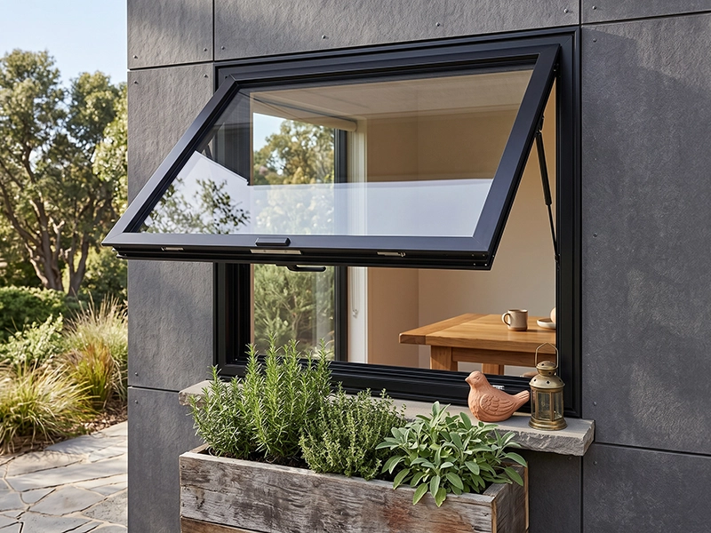TEZA 65 Series Aluminum Hydraulic Window With Bottom Frame