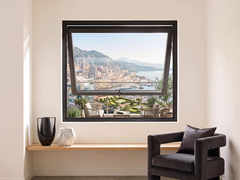 TEZA 65 Series Aluminum Hydraulic Window With Bottom Frame