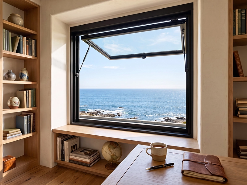 TEZA 65 Series Aluminum Hydraulic Window With Bottom Frame