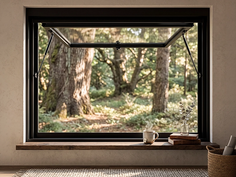 TEZA 65 Series Aluminum Hydraulic Window With Bottom Frame