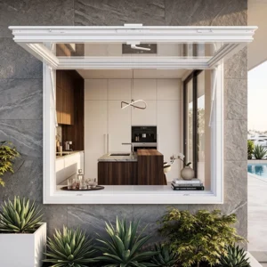 TEZA 65 Series Aluminum Hydraulic Window With Bottom Frame - Image 23