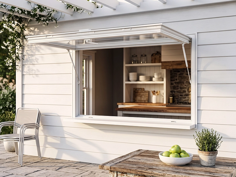 TEZA 65 Series Aluminum Hydraulic Window With Bottom Frame