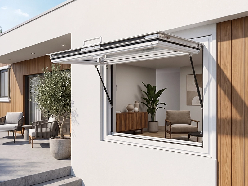 TEZA 65 Series Aluminum Hydraulic Window With Bottom Frame