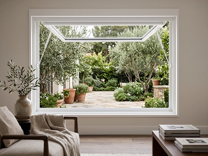 TEZA 65 Series Aluminum Hydraulic Window With Bottom Frame