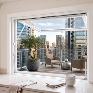 TEZA 65 Series Aluminum Hydraulic Window With Bottom Frame - Image 25