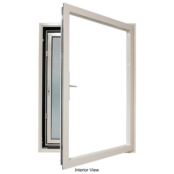 TEZA (Hurricane Rated) Aluminum In-Swing Tilt and Turn Casement Window with PVB Laminate Glass