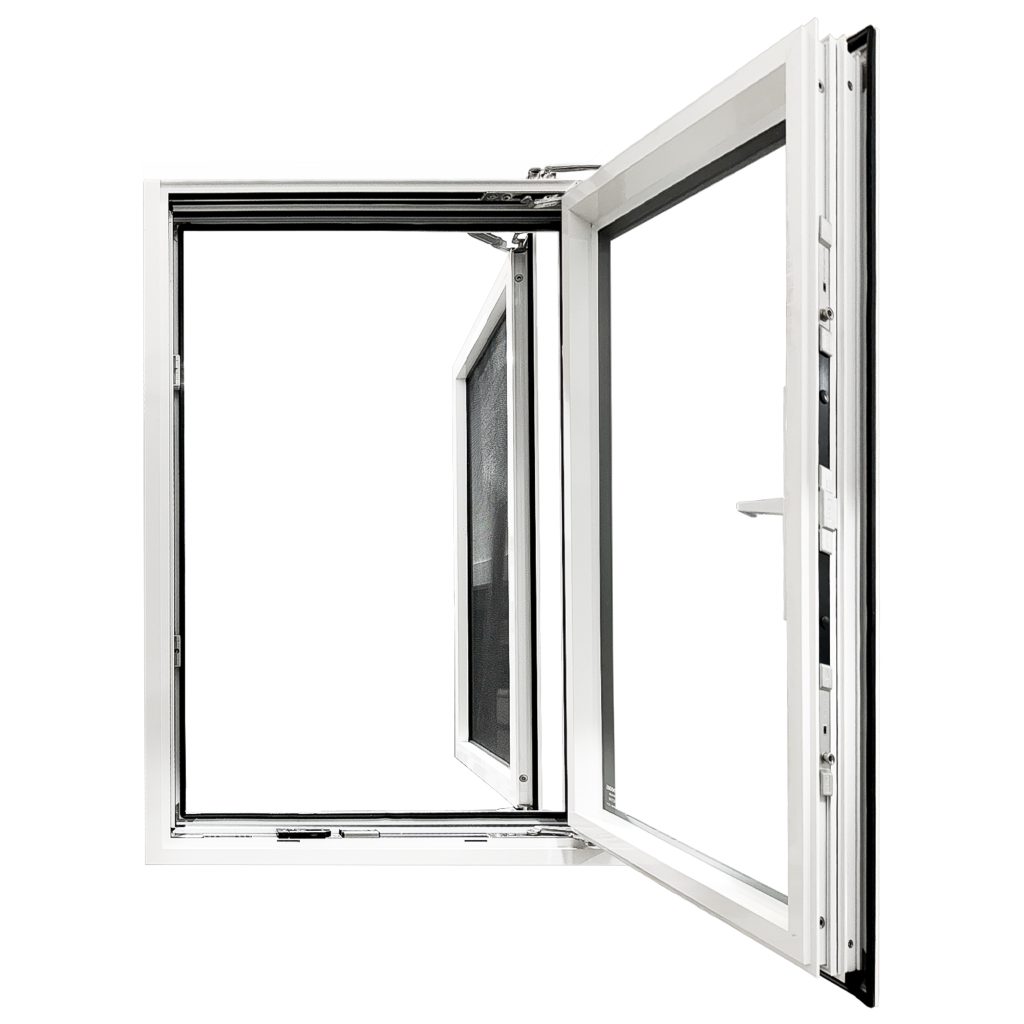 TEZA 75 Series Slim Aluminum Out-Swing Casement Window
