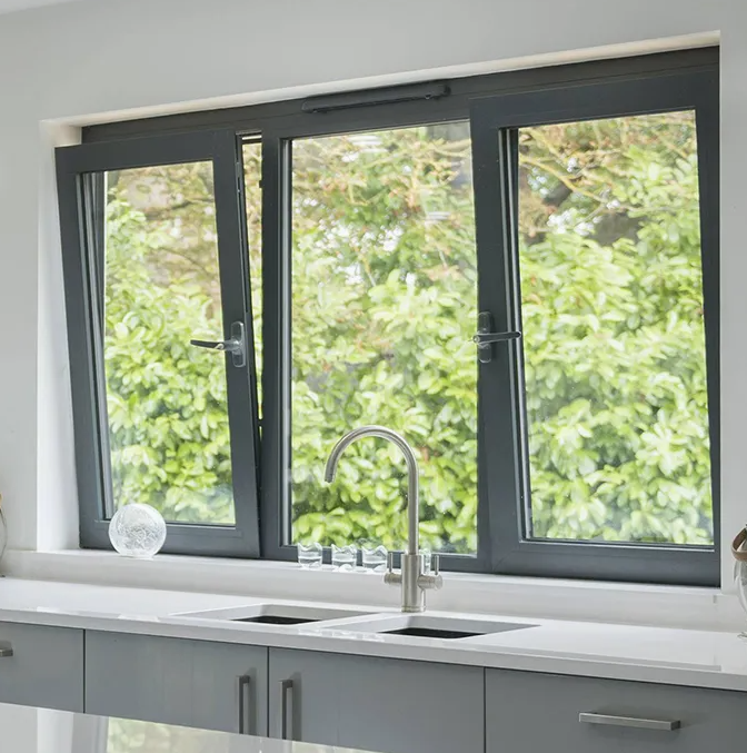 TEZA 75 Series Slim Aluminum Slide And Tilt Window