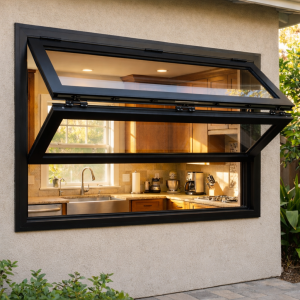 55 Series Fold Up Window With Bottom Frame