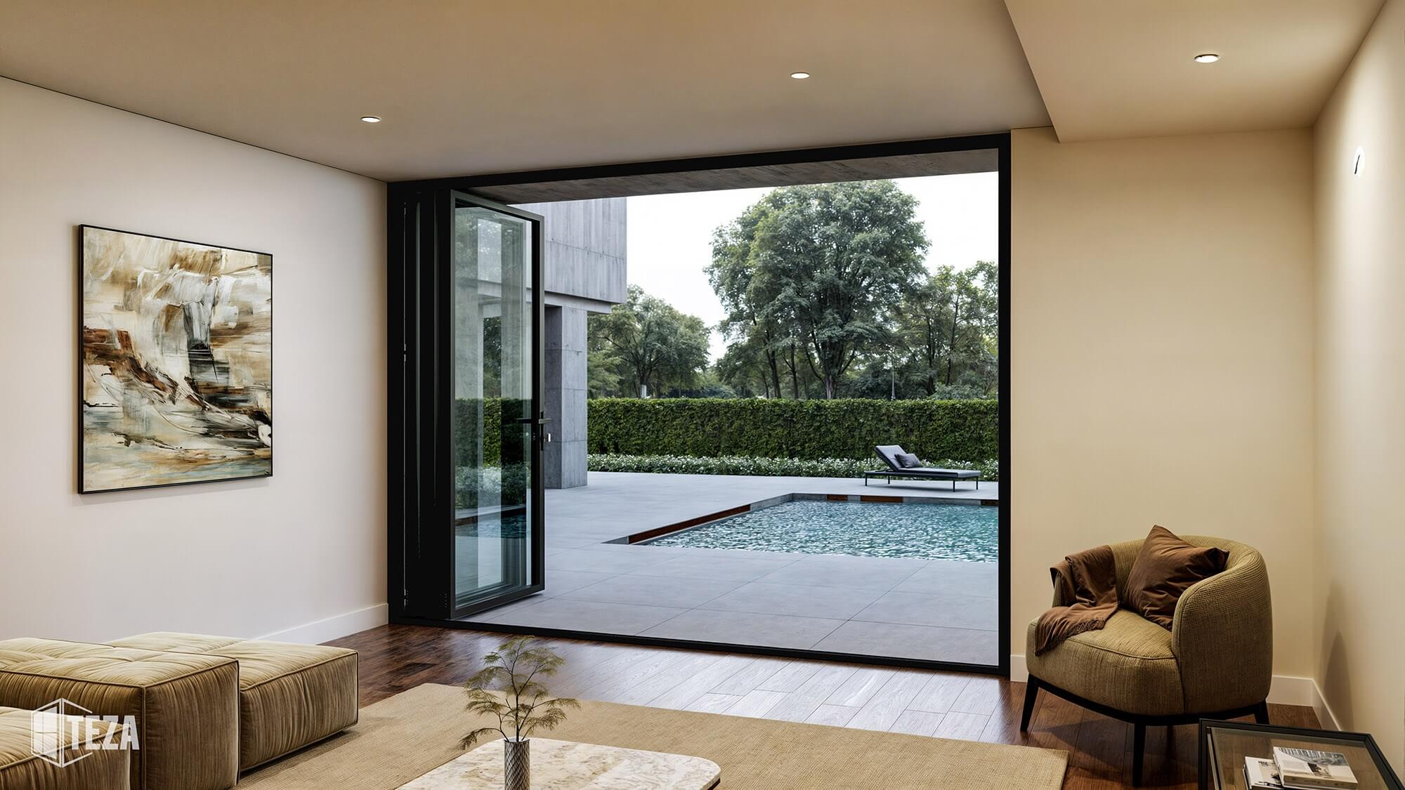 Teza HR Series - Hurricane Rated Bi-Fold Door with PVB Laminate Glass - Image 18