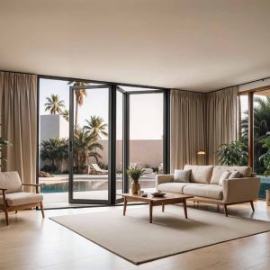 TEZA 95 Series Aluminum Bifold Door