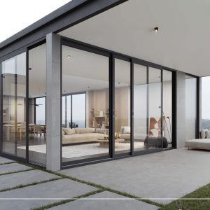 TEZA (Hurricane Rated) Aluminum Sliding Patio Door with PVB Laminate Glass - Image 4