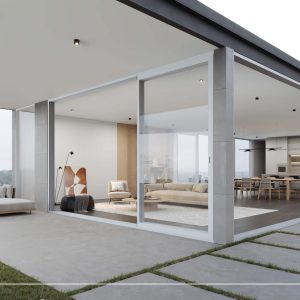 TEZA (Hurricane Rated) Aluminum Sliding Patio Door with PVB Laminate Glass - Image 3