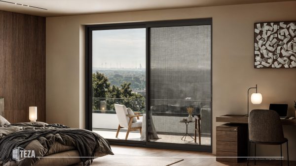 TEZA (Hurricane Rated) Aluminum Sliding Patio Door with PVB Laminate Glass