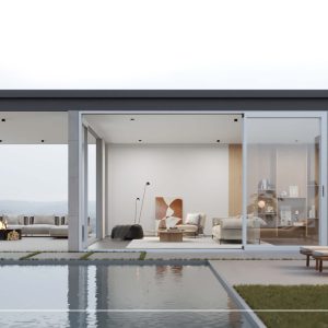 TEZA (Hurricane Rated) Aluminum Sliding Patio Door with PVB Laminate Glass - Image 2