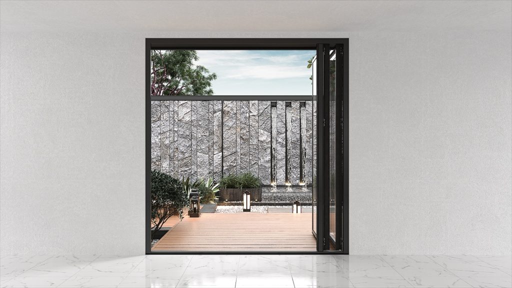 Teza HR Series - Hurricane Rated Bi-Fold Door with PVB Laminate Glass