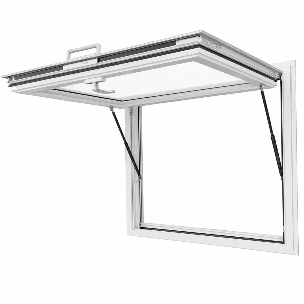 TEZA 65 Series Aluminum Hydraulic Window With Bottom Frame