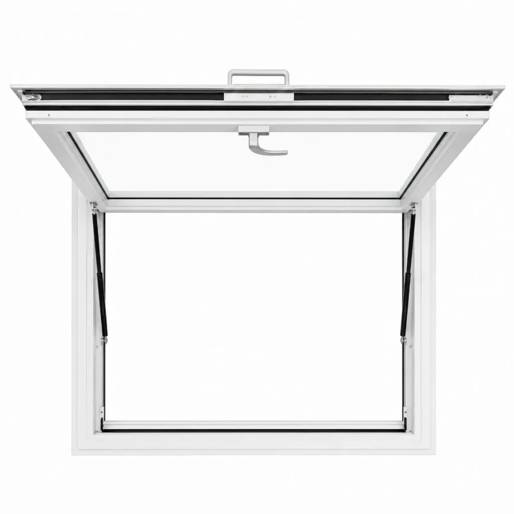 TEZA 65 Series Aluminum Hydraulic Window With Bottom Frame