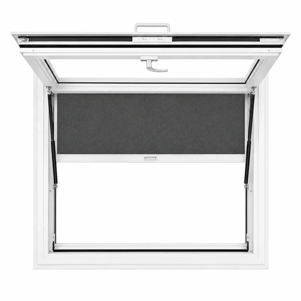 TEZA 65 Series Aluminum Hydraulic Window With Bottom Frame